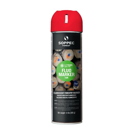 PEINTURE SOPPEC ROUGE FLUO PSP105
