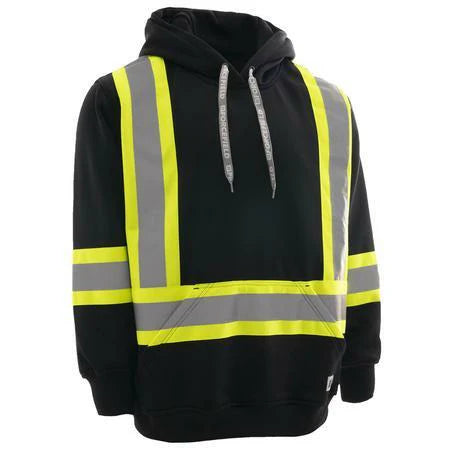 HOODIE À CAPUCHE DE SÉCURITÉ DE LUXE NOIR 024-P854BLK