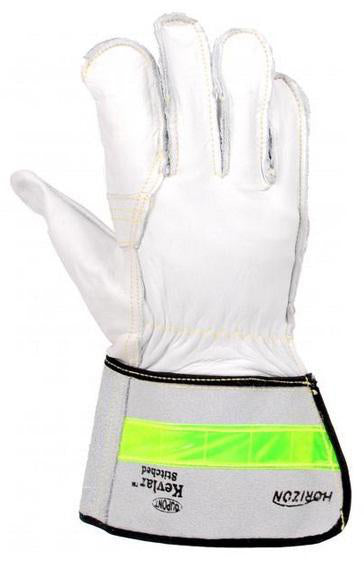 GANT CUIR FLEUR/FENDU/KEVLAR/BANDES RÉFLÉCHISSANTE 063934RL