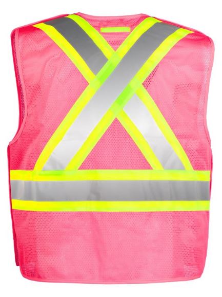 5-POINT HI-VISIBILITY DETACHABLE MESH BIB 116523