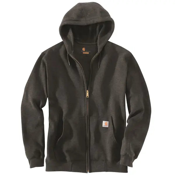 HOODIE CARHARTT À CAPUCHON AVEC ZIP CARBON HEATHER K122-026