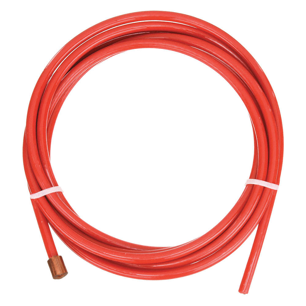 CÂBLE MÉTALLIQUE GAINÉ ROUGE EN ACIER 8FT