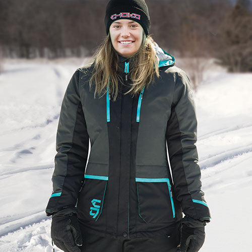 ENSEMBLE CHOKO 2 PIÈCES NORDIK POUR FEMME GRIS/AQUA GR: L