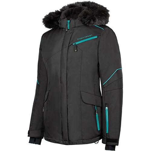 MANTEAU CHOKO FEMME AVENTURER NOIR/LAKE GR L