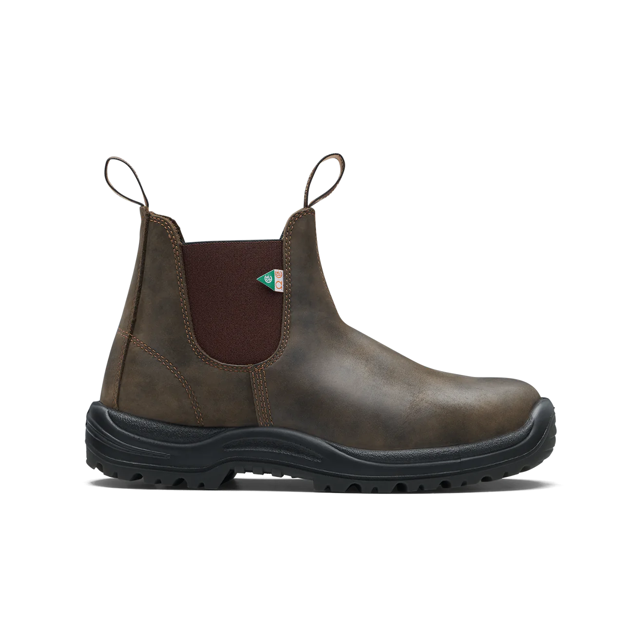 Waxy Rustic Brown Blundstone Boot 180 Securite Medic