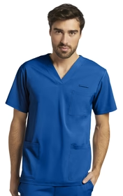 Haut d'uniforme White Cross Fit col en V pour homme #2263
