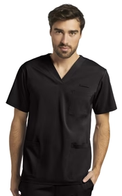 Haut d'uniforme White Cross Fit col en V pour homme #2263
