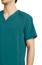 Haut d'uniforme White Cross col en V à empiècements techniques FIT pour homme #2266