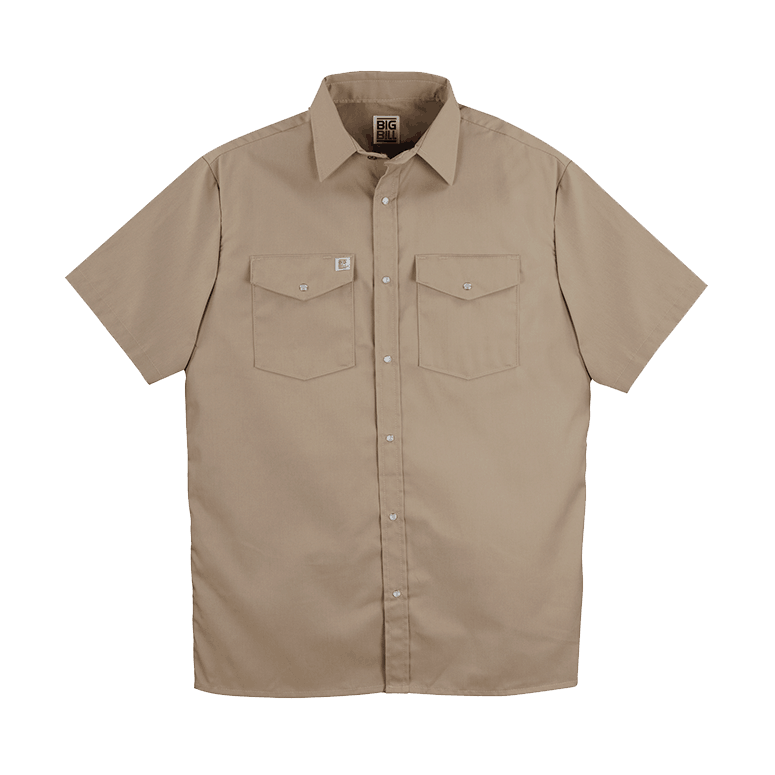 Chemise de Travail à Manches Courtes et Boutons Pression Big Bill - 237