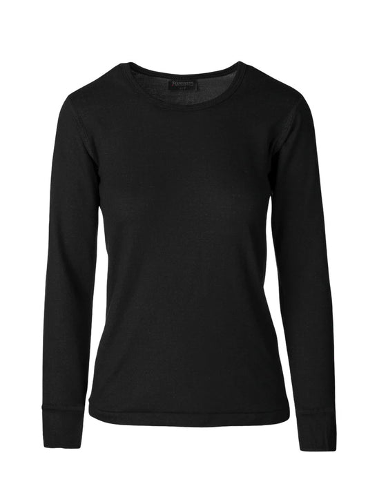 BLACK MERINO WOOL CAMI 2483-552