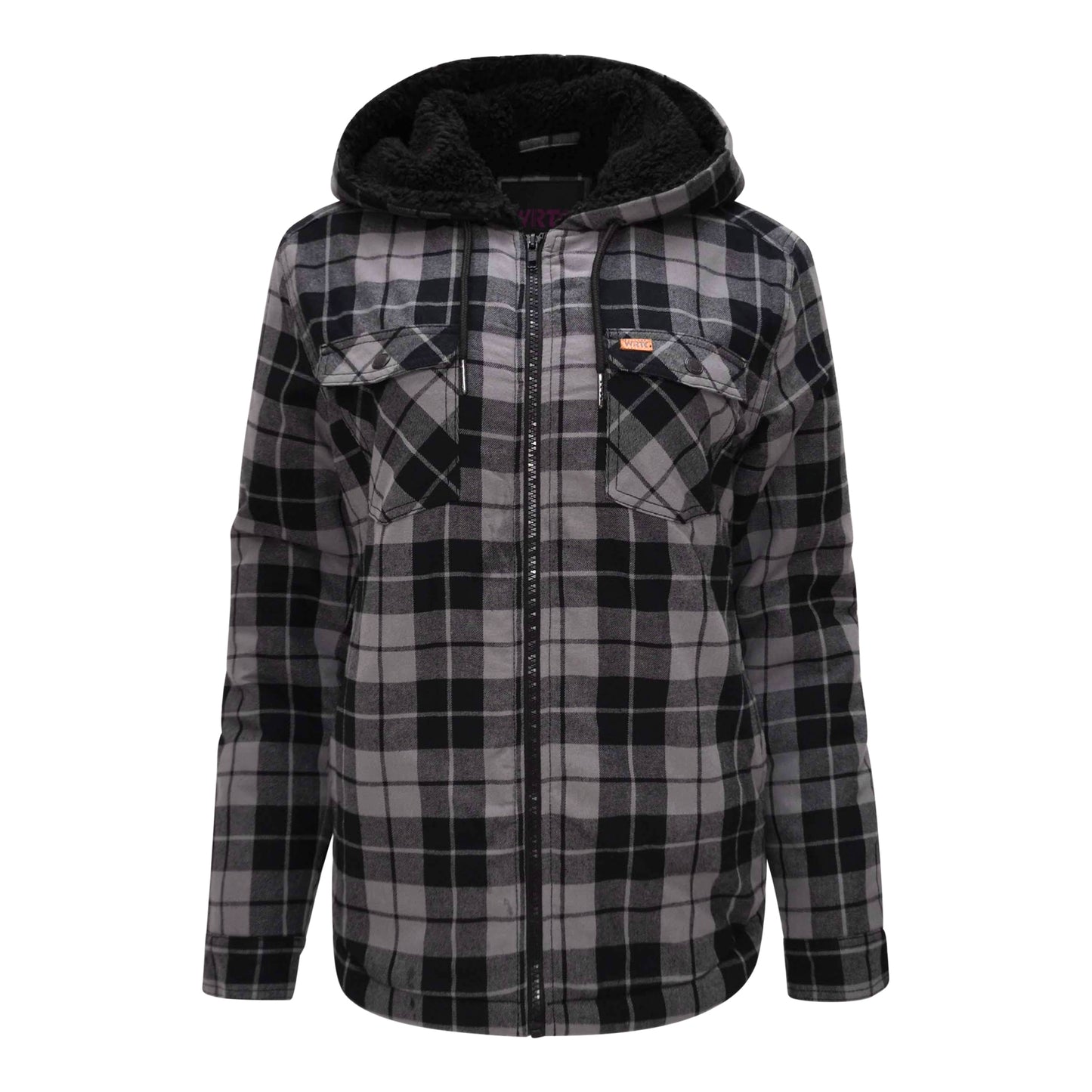 Women's Flannel Shirt with Sherpa Lining TK-95005L
