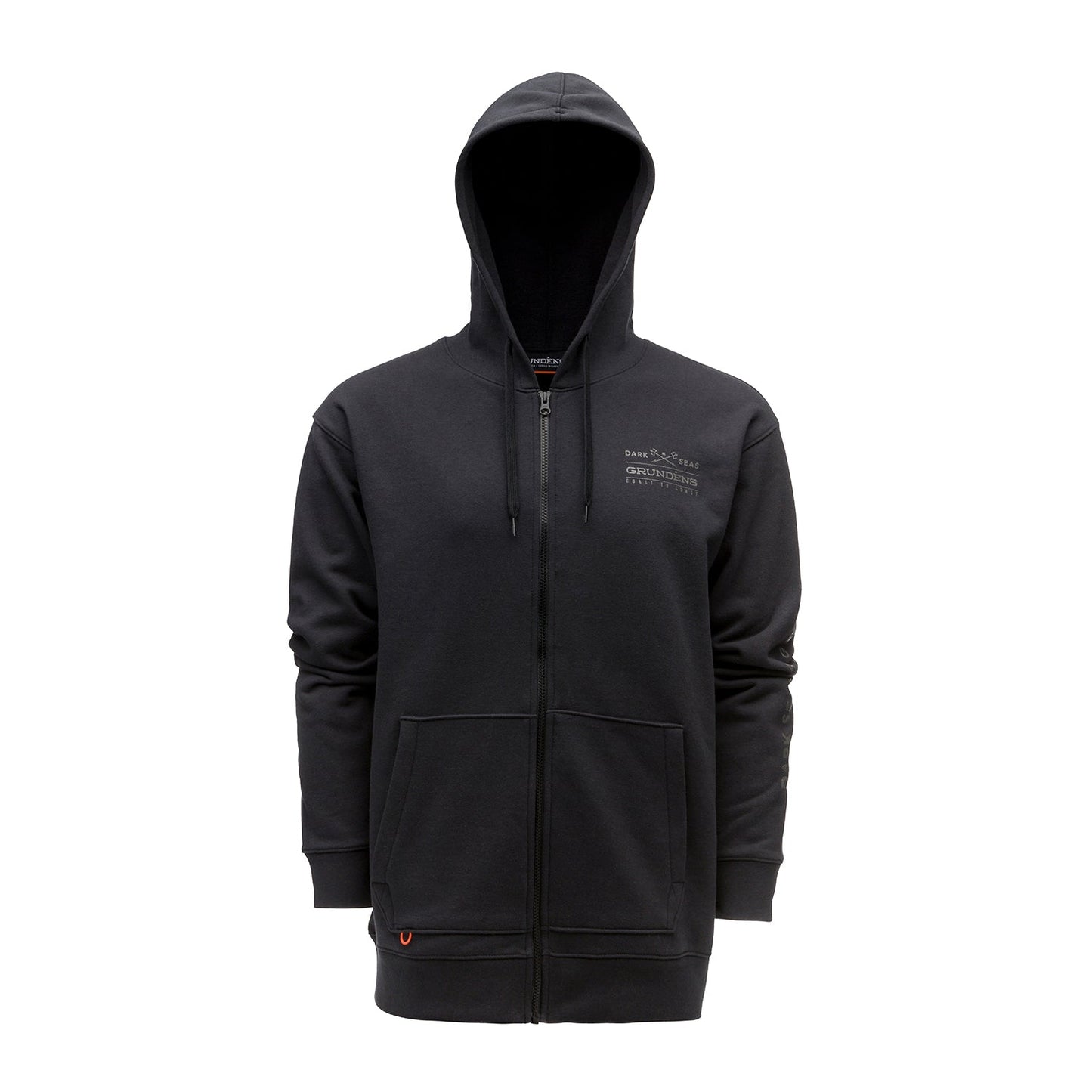 HOODIE GRUNDENS DARK SEAS X ZIPPER GR:M 50351-001-M