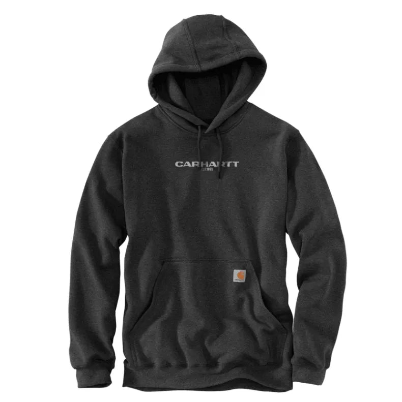 HOODIE A CAPUCHON CARHARTT CARBON HEATHER 107031-CRH