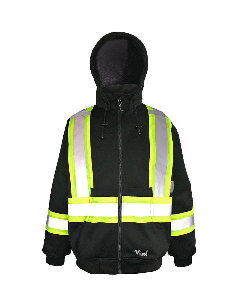 Viking® Cotton-Lined Safety Hoodie 6421BK