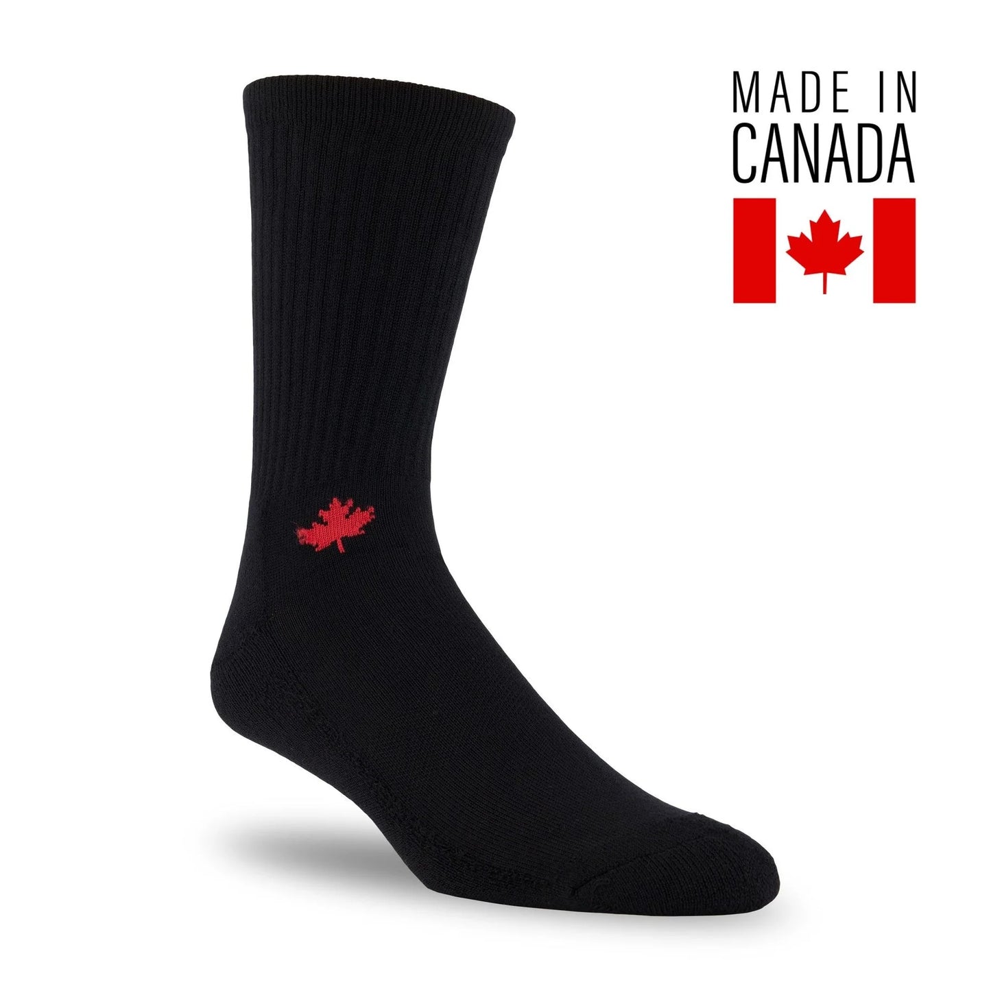 BAS BAMBOO CANADIAN NOIR GR.L 8S16-06