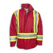 PARKA DE SÉCURITÉ ROUGE HI-VIZ INDURA ULTRASOFT FR GR.L BK460FRI-RED-L