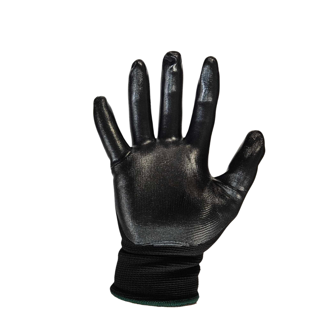GANT ASSEMBLEUR GRIP PAUME NITRILE NOIR GR:8