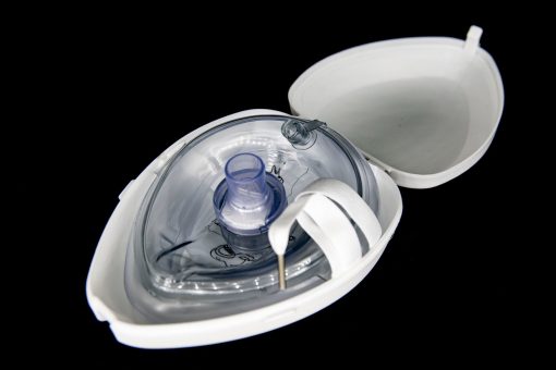 MASQUE DE POCHE ADULTE ( BOITIER, AVEC O2 +VALVE ) GW-3100-01