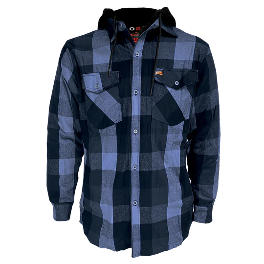 Chemise stretch doublée avec capuche, Style : JOE