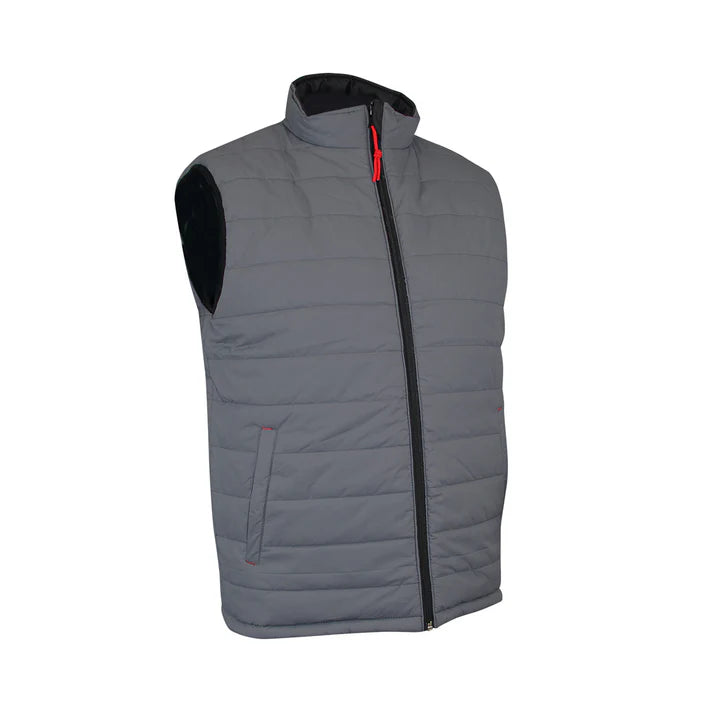 VESTE SANS MANCHE HUGOSTRONG REVERSIBLE GRIS/NOIR REBEL-GRIS-NOIR