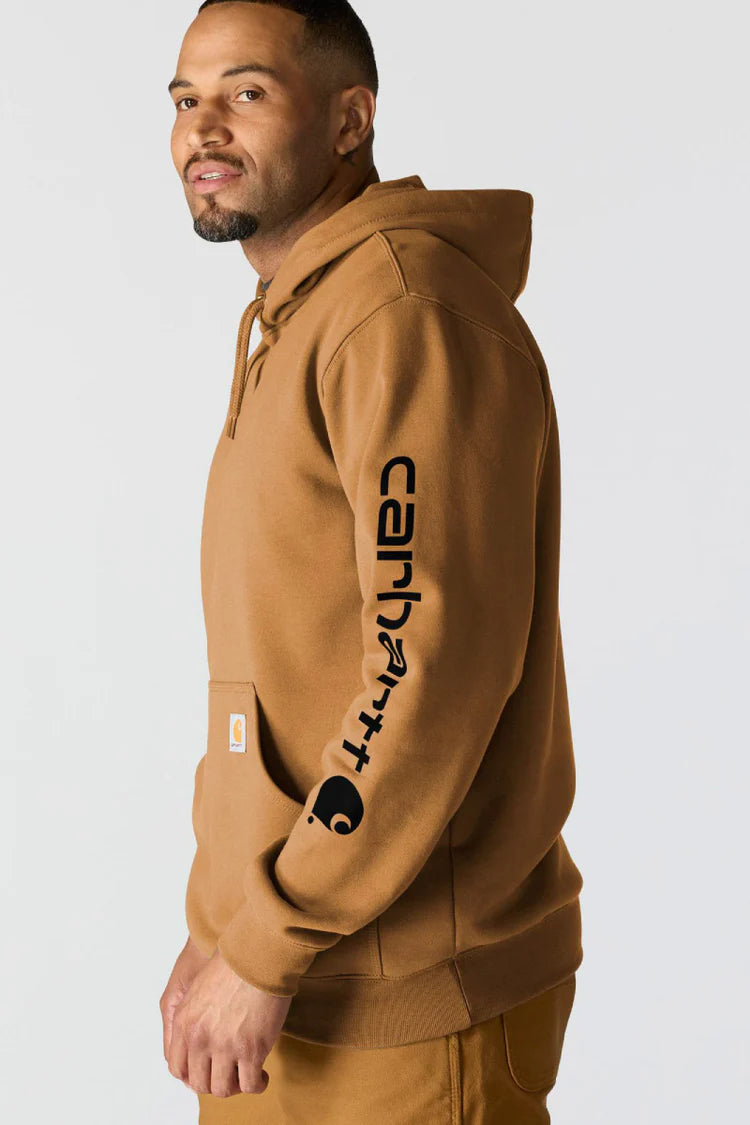 CHANDAIL CARHARTT A CAPUCHON BRUN K288-BRN
