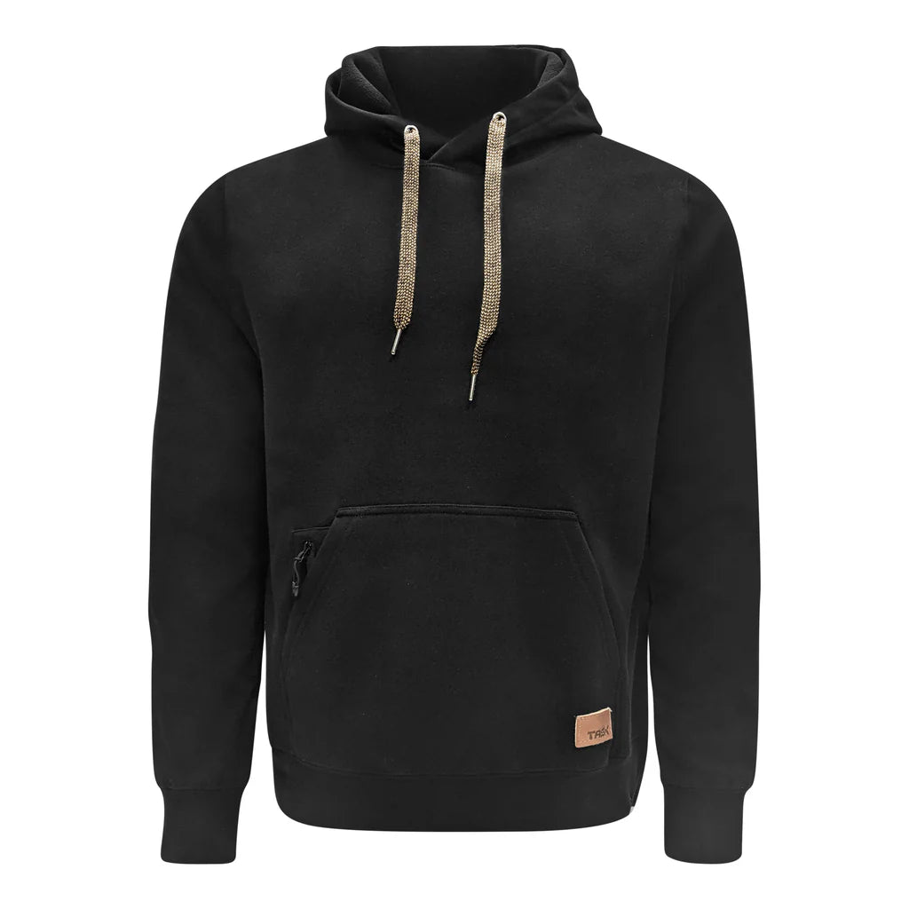 HOODIE TASK MEN DBL POLAR BLACK TK-1837-BLK