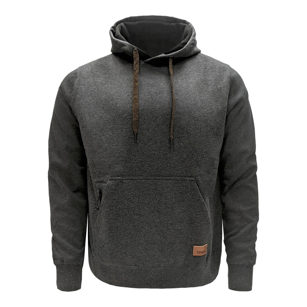 HOODIE TASK MEN DBL POLAR BLACK TK-1837-BLK