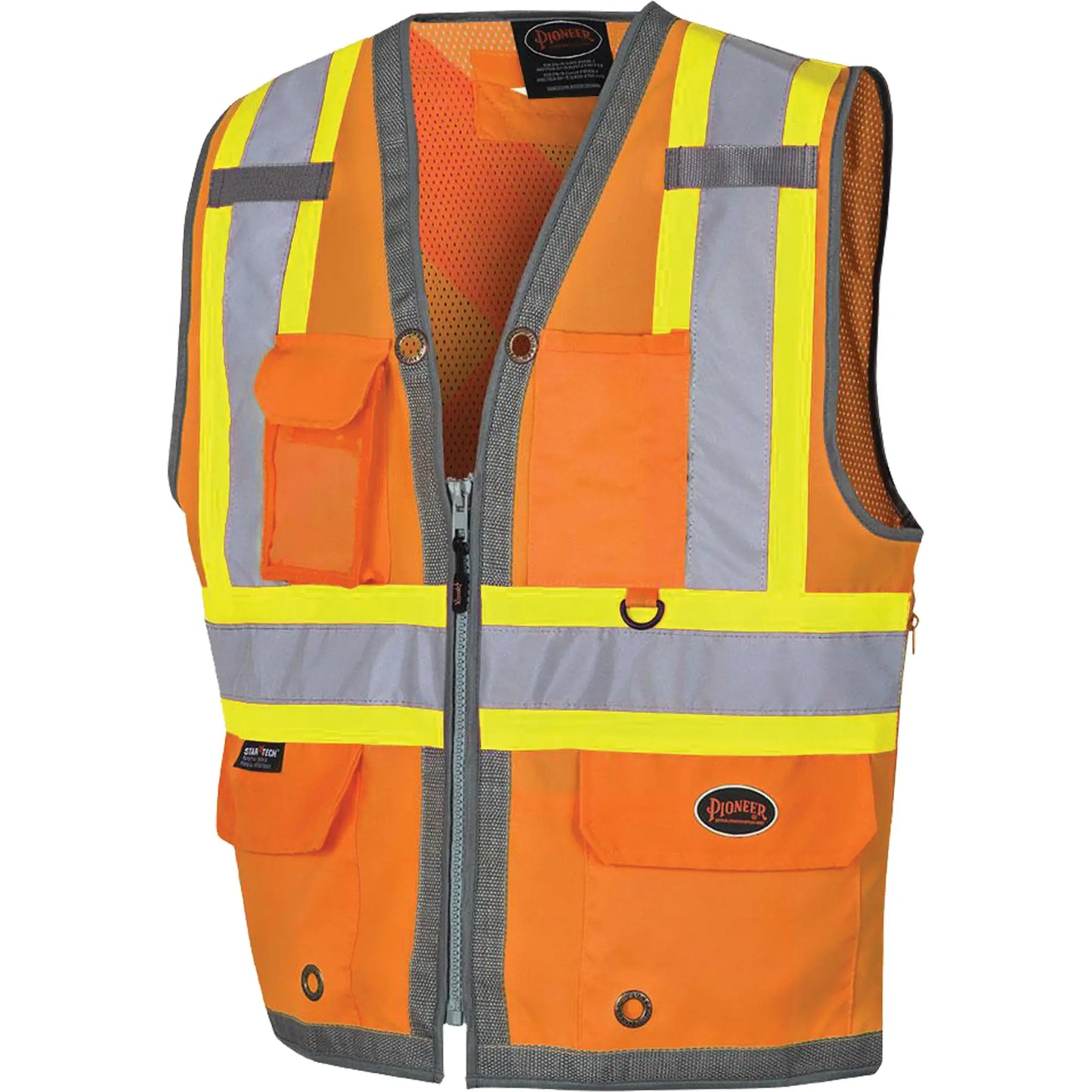 VESTE D'ARPENTEUR PIONEER B/R ORANGE V1010250