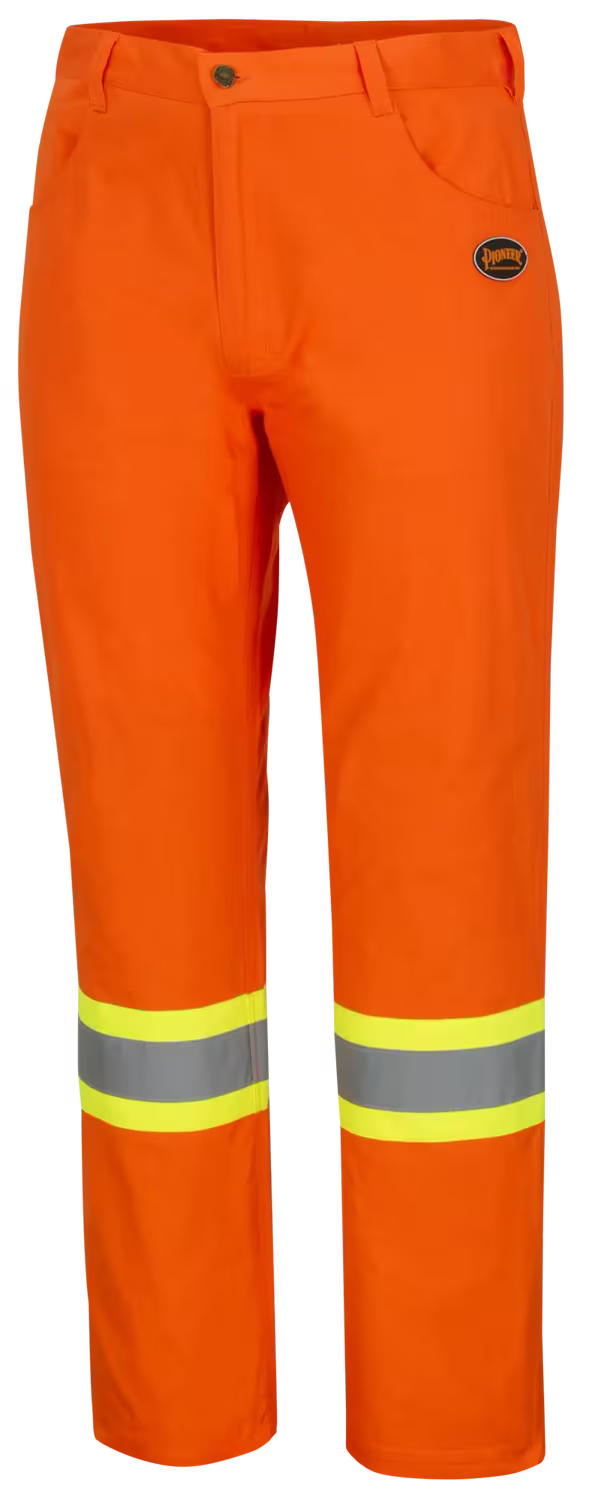 PANTALON PIONEER SERGÉ DE COTON ORANGE V2120610