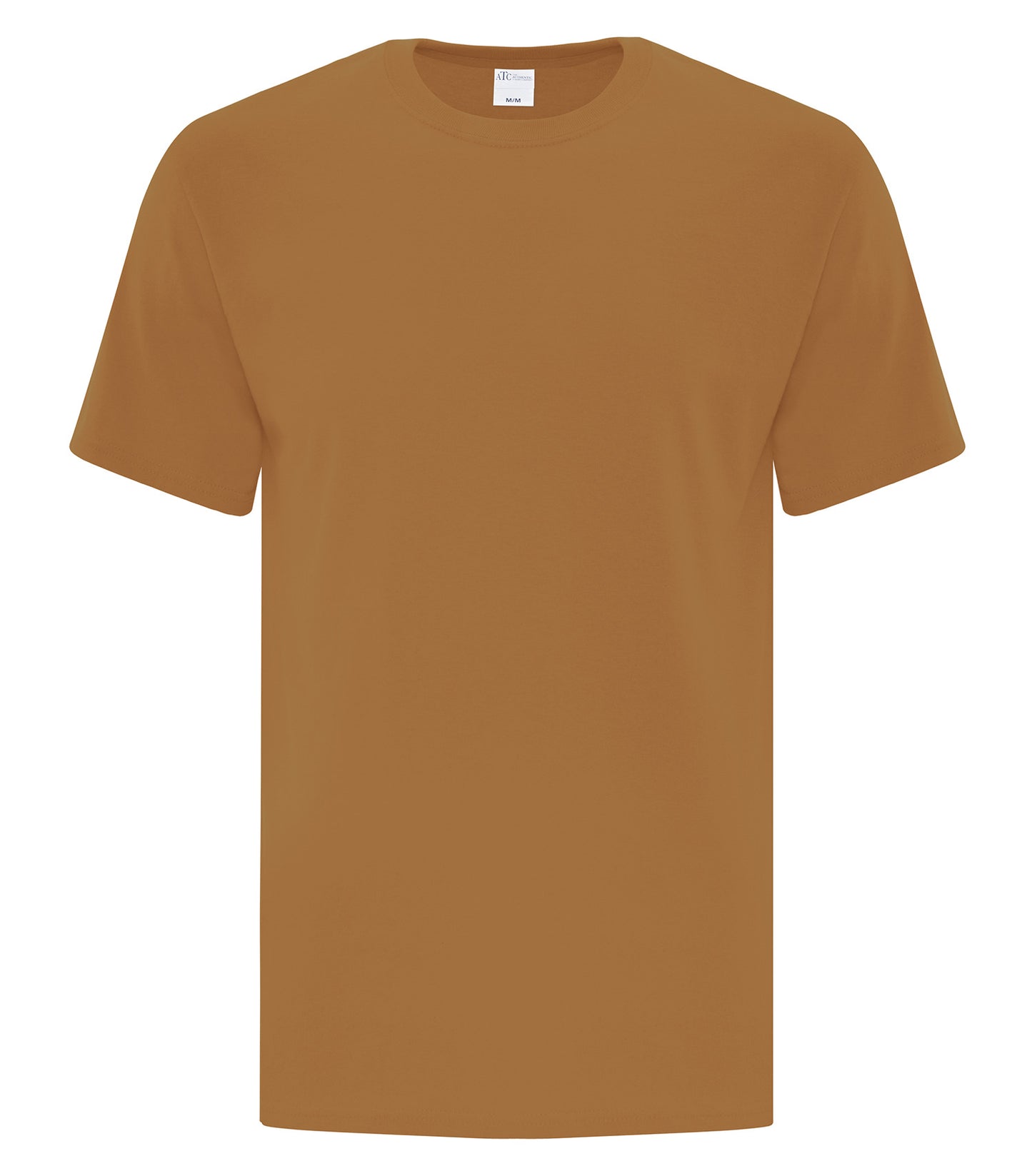 T-SHIRT CARAMEL SANS POCHE 100% COTON ATC1000-CARAMEL