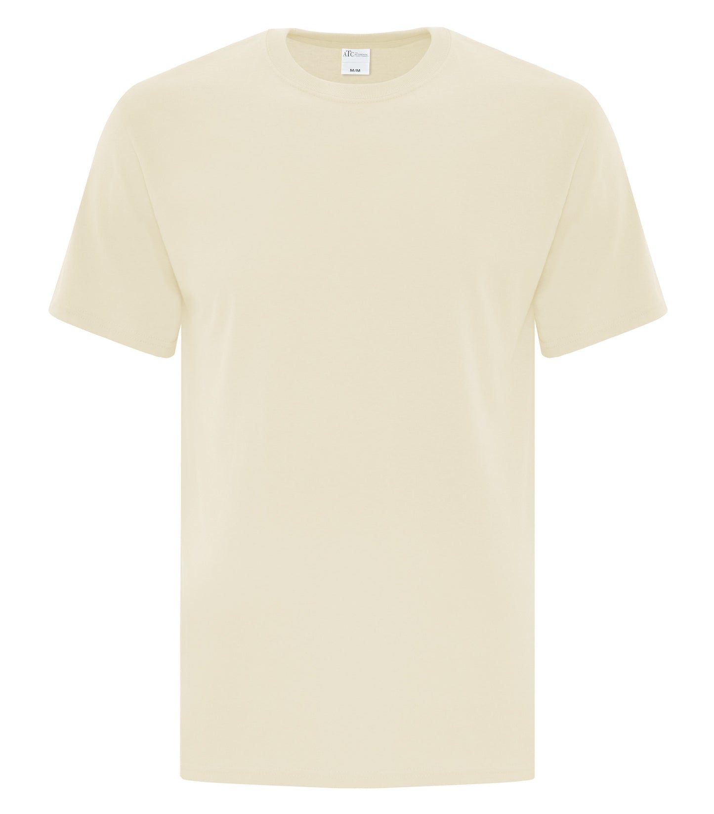 T-SHIRT BEIGE SANS POCHE 100% COTON ATC1000-NATUREL