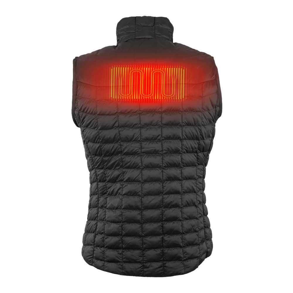 Veste chauffante Backcountry Mobile Warming pour femme noir - MWWV04-01