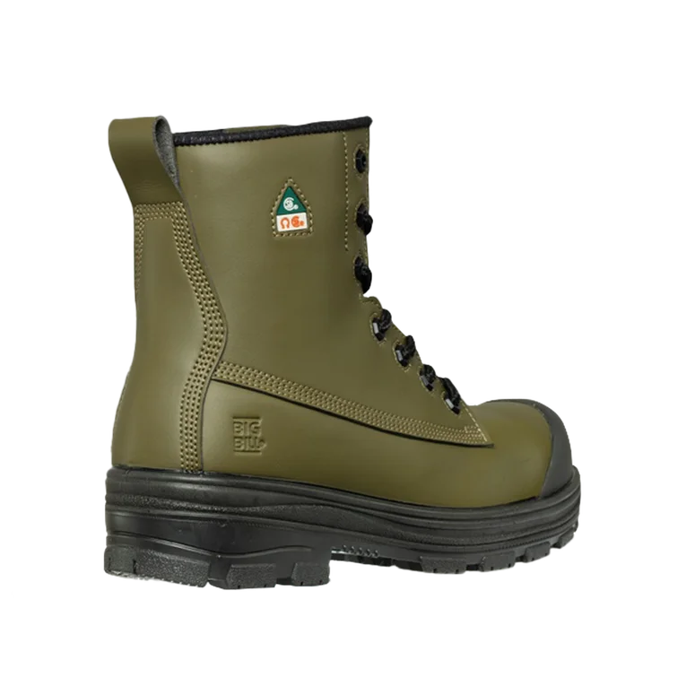 BOTTE BIG BILL 8'' PO CSA VEGANE SANS METAL VERT BB5240-MOL