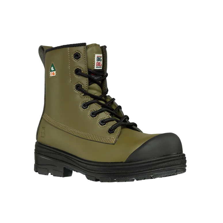 BOTTE BIG BILL 8'' PO CSA VEGANE SANS METAL VERT BB5240-MOL