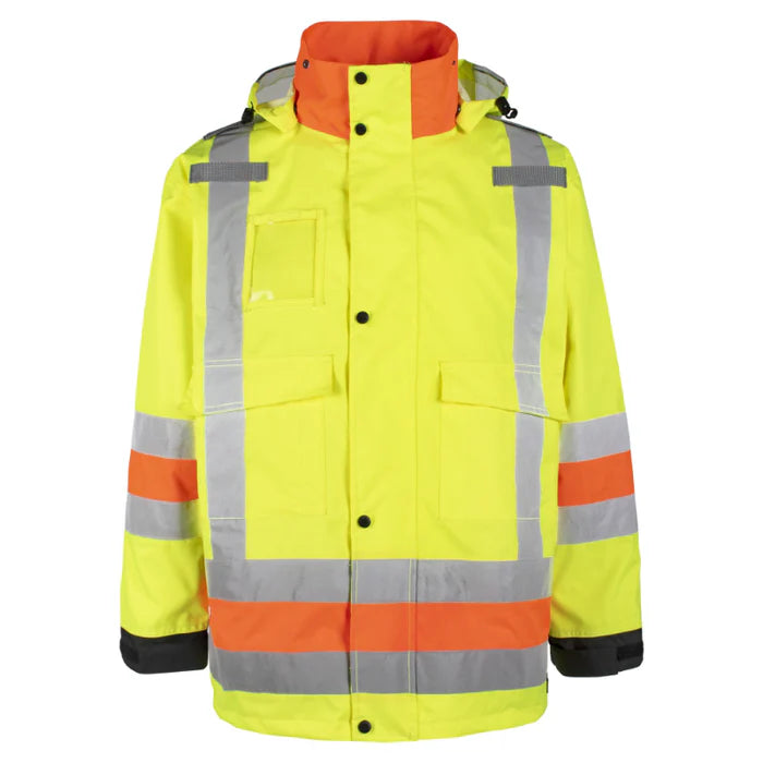 MANTEAU DE SIGNALEUR IMPERMÉABLE HI-VIZ GR.L 116601TRJYL-L