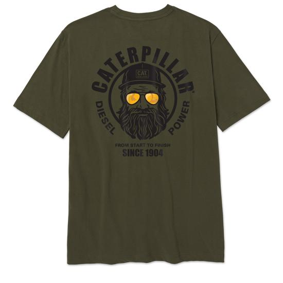 T-SHIRT CATERPILLAR BEARD GBH CAT1010060-14537