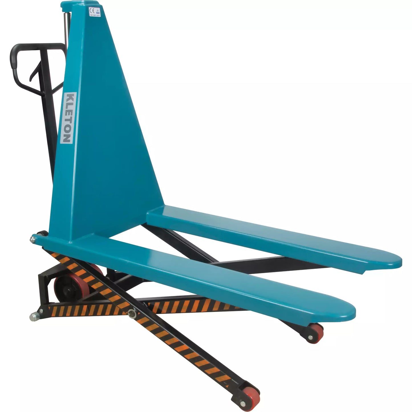 Lève-palette manuel à ciseaux, 27" lo x 45-1/4" la, Acier, Capacité de 3300 lb MP566