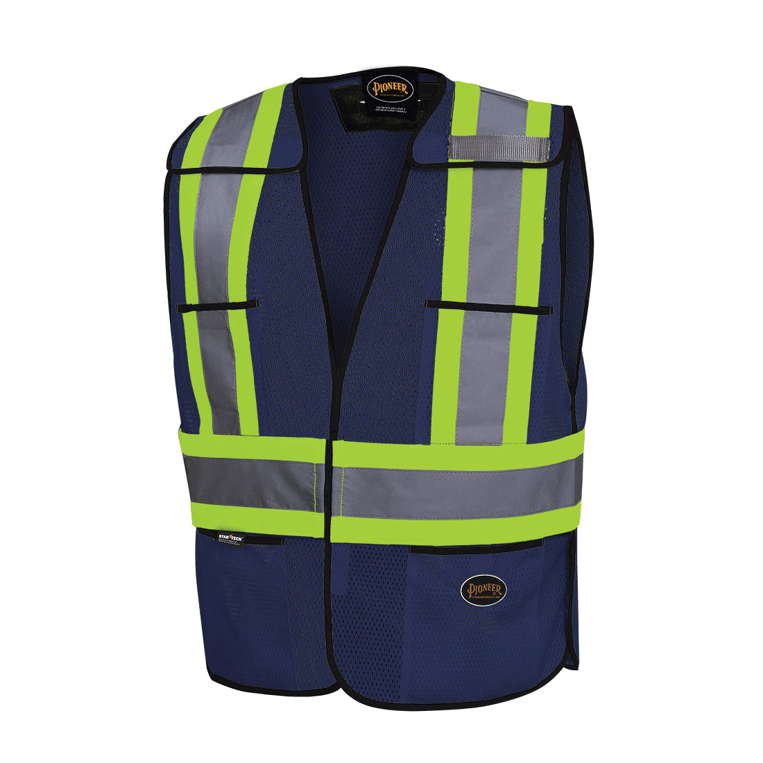DOSSARD DE SÉCURITÉ EN MAILLE POLY HI-VIZ BLEU O/S V1020780-OS