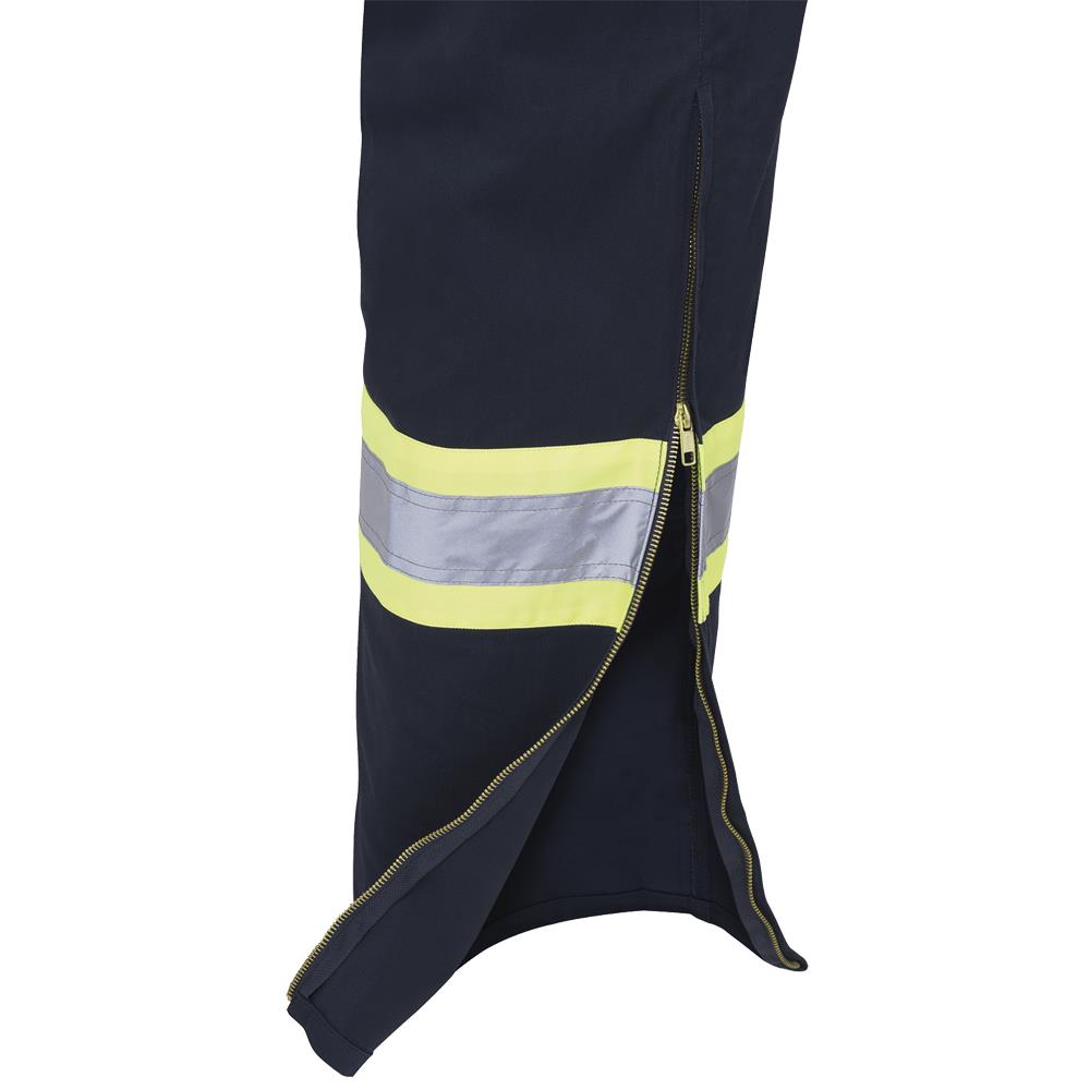 COVERALL PIONEER HI-VIZ BLEU POLY/COTON AVEZ ZIP BOTTE - V2020680