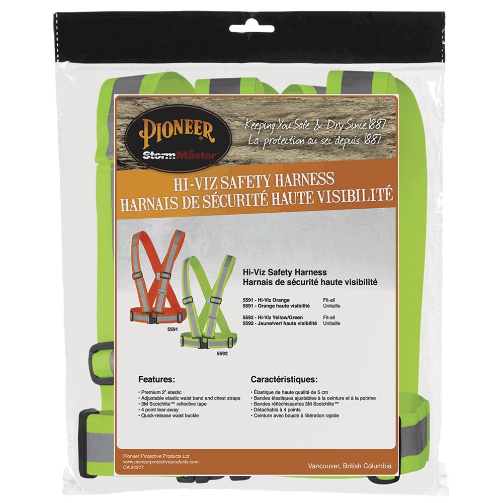 HARNAIS DE SÉCURITÉ PIONEER DÉTACHABLE 4 PTS HI-VIZ ONE SIZE - V1040860 / V1040850
