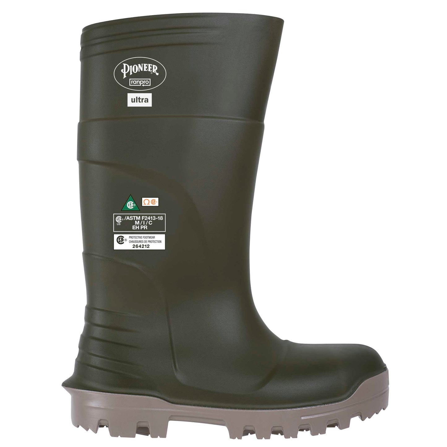 RANPRO ULTRA -50C GREEN POLYURETHANE CSA GR BOOT - V4240140
