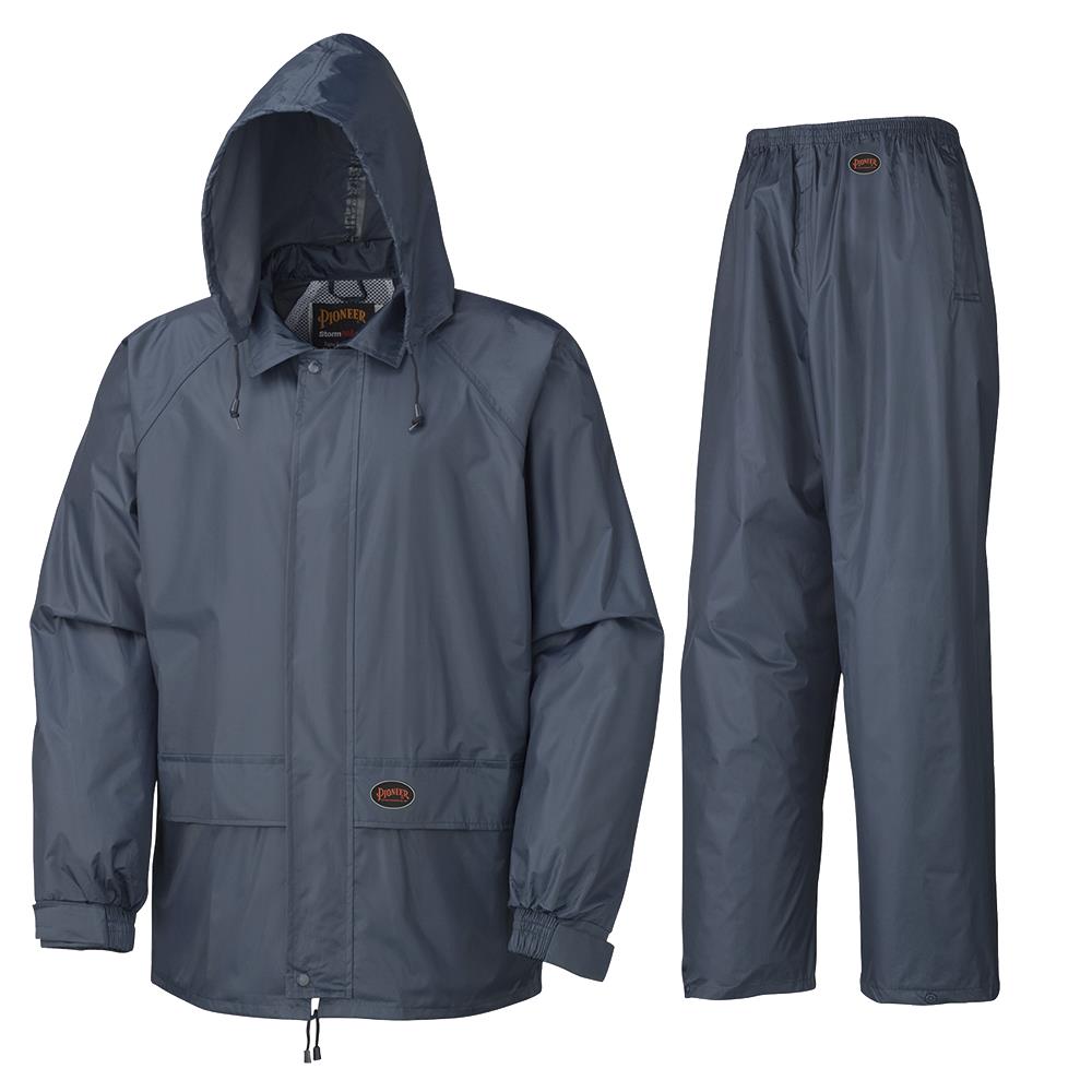 ENSEMBLE DE PLUIE PIONEER 2 PIÈCES POLY/PVC BLEU - V3040180