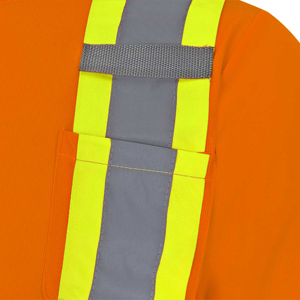 CHANDAIL M/C PIONEER ORANGE HI-VIZ POLYESTER - V1051150