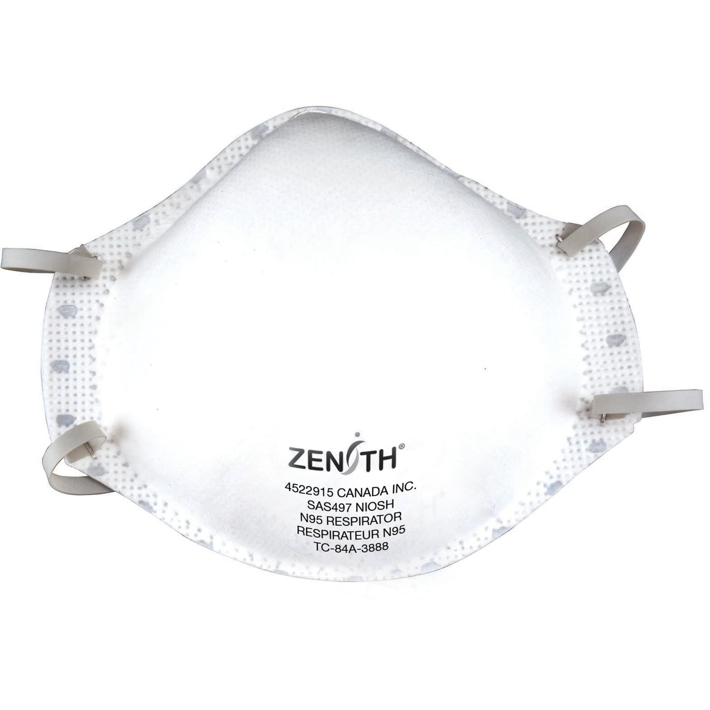 MASQUE A POUSSIERE ZENITH N95 A L'UNITÉ