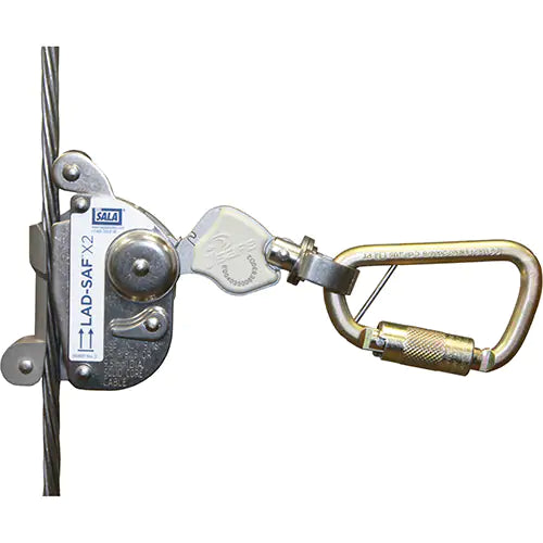 LAD=SAF X2 DETACHABLE CA BLE SLEEVE W/CARABINER