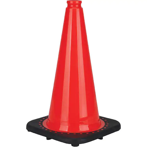 CONE 18 PO ORANGE BASE NOIR