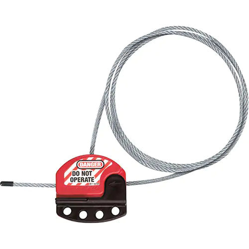 DISPOSITIF DE VEROUILLAGE A CABLE REGLABLE