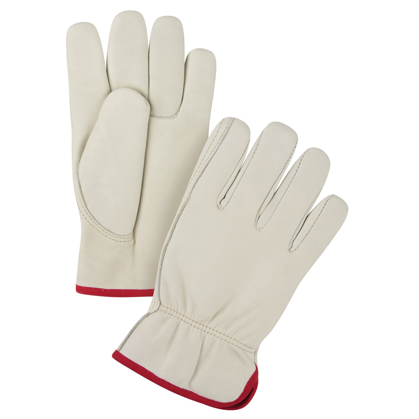 Premium quality winter fleece lined driver gloves, Grain cowhide leather palm (SFV195 - SFV196 - SFV197 - SFV198)