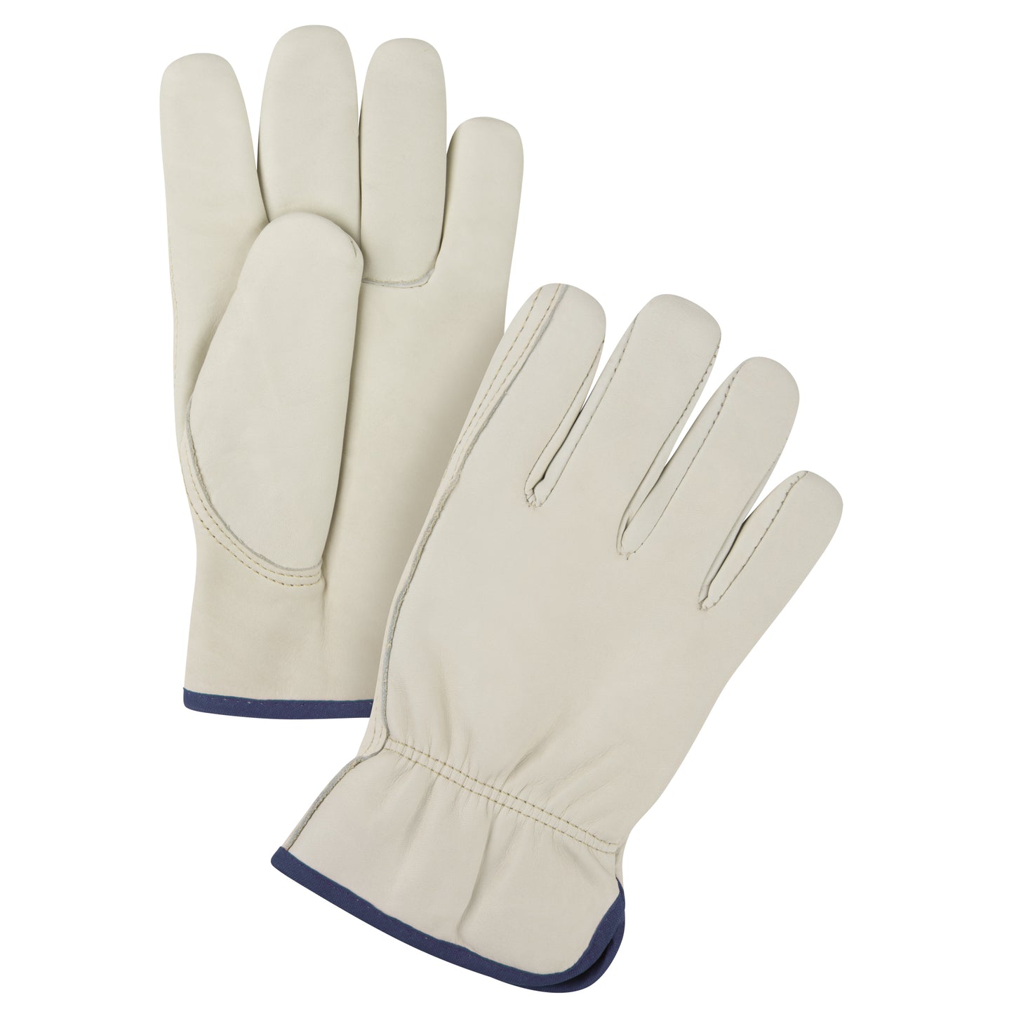 Premium quality winter fleece lined driver gloves, Grain cowhide leather palm (SFV195 - SFV196 - SFV197 - SFV198)