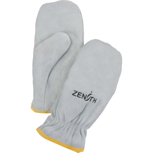 Winter split grain mittens lined with boa, One size ZENITH (SGV409)